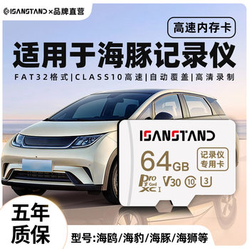 Flash Li Pai Tf Card Is Suitable for Byd Driving Recorder Sd Card Dolphin/Owl/Seal Universal Card
