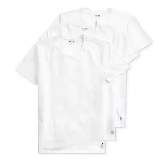 Polo Cross-Border Pony Embroidery Classic Style Pure Cotton 230g T-Shirt Undershirt 1 Piece Round Neck a