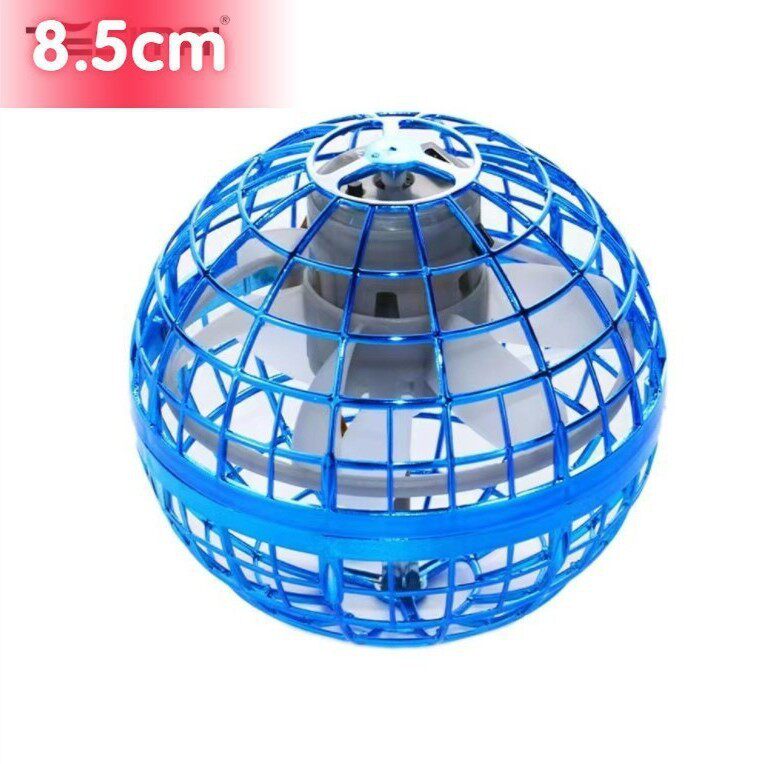 Cross-Border Same Style Induction Spinning Ball Magic Ufo Luminous Ball Magic Black Technology Fingertip Gyro Decompression Toy