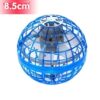 Cross-Border Same Style Induction Spinning Ball Magic Ufo Luminous Ball Magic Black Technology Fingertip Gyro Decompression Toy