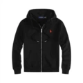 Iron zipper black red label