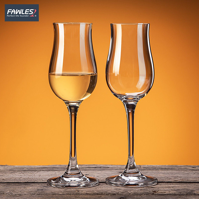 Whiskey Tasting Cup Spirits Glass Tall Tulip Wine Test Glass Crystal Glass Fragrance Glass Small Wine Glass