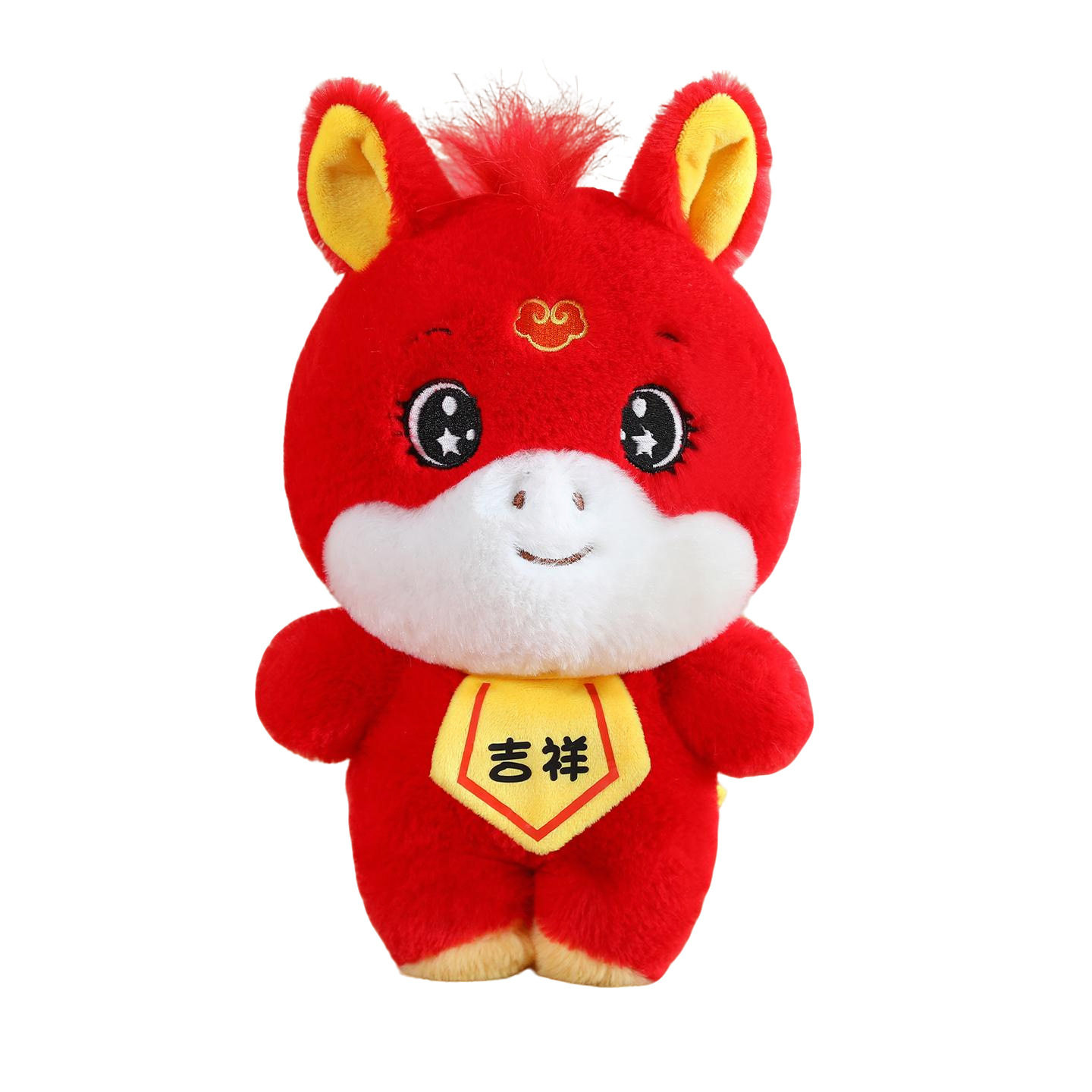 2026马年吉祥物公仔毛绒玩具新年生肖小马玩偶开门红年会活动礼品