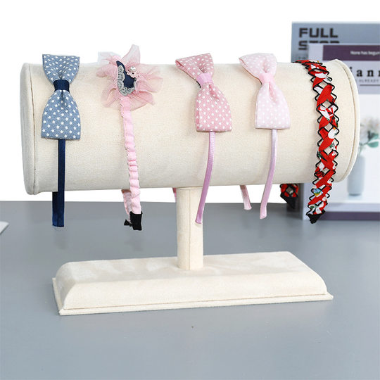 Factory direct supply flannel headband rack desktop headband ornaments storage jewelry props bracelet bracelet jewelry display rack
