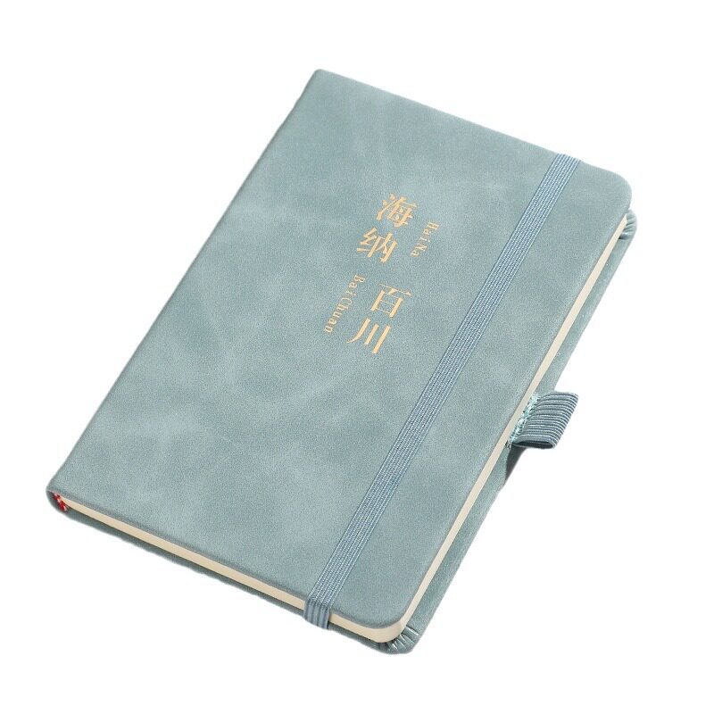 Small Lambskin Notebook Business Meeting Notebook A7 Pocket Notebook A6 Strap Notebook Custom Personalized Gift