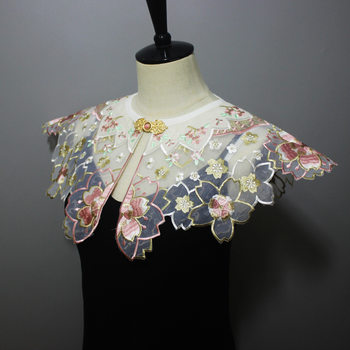 Cross-border Chinese style hanfu cloud shoulder adult children European color shawl fake collar