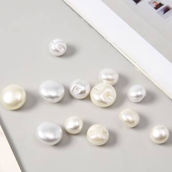 Guofeng Highlight Pearl Button Round Dark Eye Button Women's Shirt Jacket Cardigan Sweater Coat Button Mushroom Button