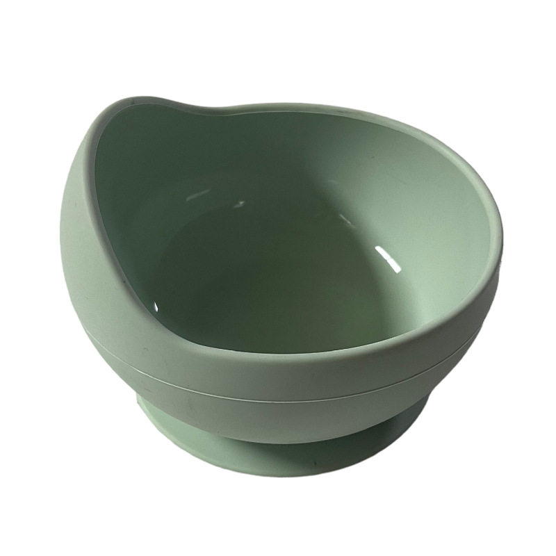 Baby food supplement bowl baby special drop-resistant silicone sucker bowl high temperature resistant learning to eat training Bowl young children tableware