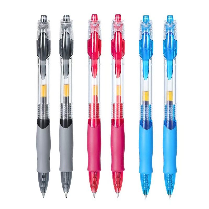 Press gel pen black red blue GP1008 student learning sign pen office refill stationery wholesale price