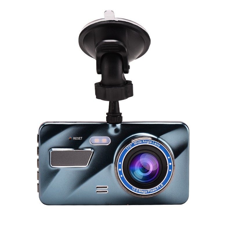 Factory direct dual-lens driving recorder 1296P front and rear dual-recording reversing visual car recorder