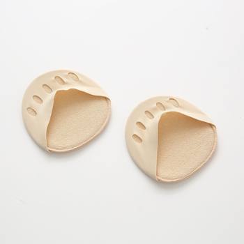 Factory Direct Sales Invisible Ice Silk Forefoot Pads for High Heels, Five-Finger Half Pads for Women, Thin Breathable Sweat-Absorbent Half-Size Pads