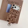 Leopard print wristband beige