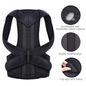 Cross-Border Posture Correction Straps for Men and Women, Spine Corrector for Students and Office Workers, Anti-Hunchback Invisible Shoulder Opening Posture Correction Belt