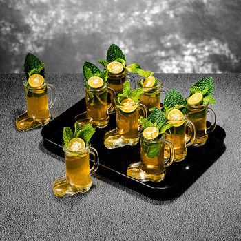 A Thousand Cups of Undrunk Mini Boots Glass Wine Glass Spirits Glass Cocktail Glass Bucket Wine suit Mini Small Wine Glass