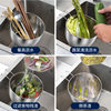Thickened stainless steel kitchen sink drain basket kitchen waste filter screen washing vegetable filter rack manufacturers wholesale