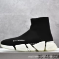 Paris socks shoes 2.0-black and white