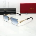 Gold frame blue film