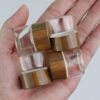 Mini Glass Sealed Jar Food Grade Coffee Powder Gold Bean Storage Bottle Portable Jar Tea Storage small size Empty Bottle
