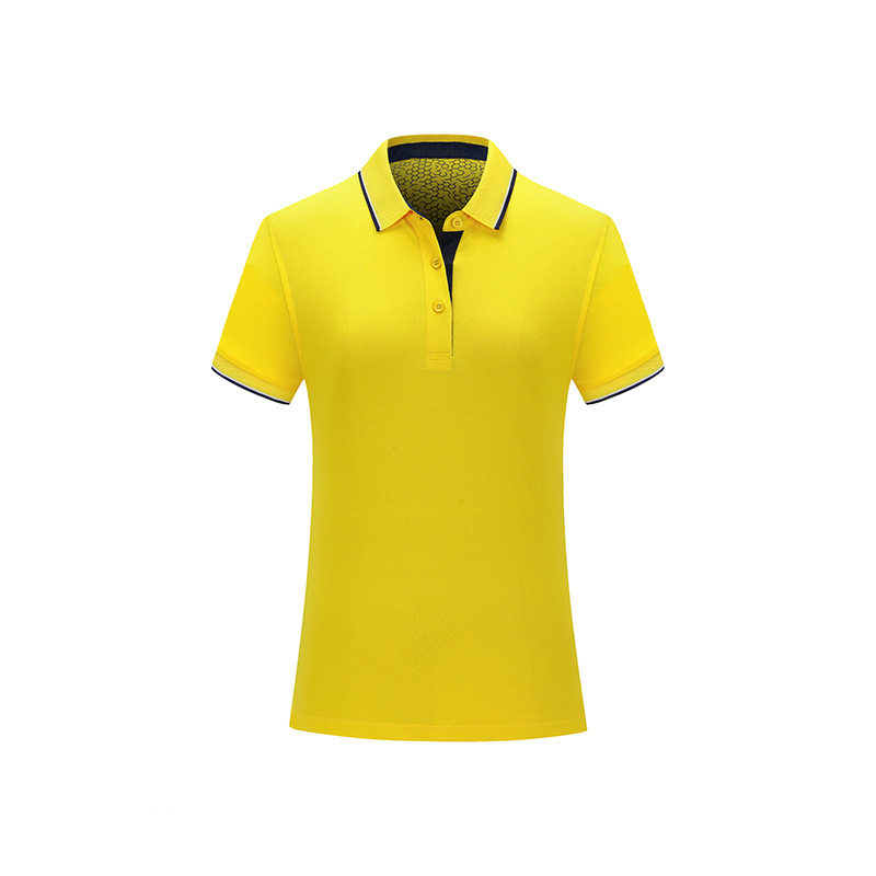 桑蚕丝翻领短袖polo衫工作服t恤广告文化衫厂服工衣定制印字logo