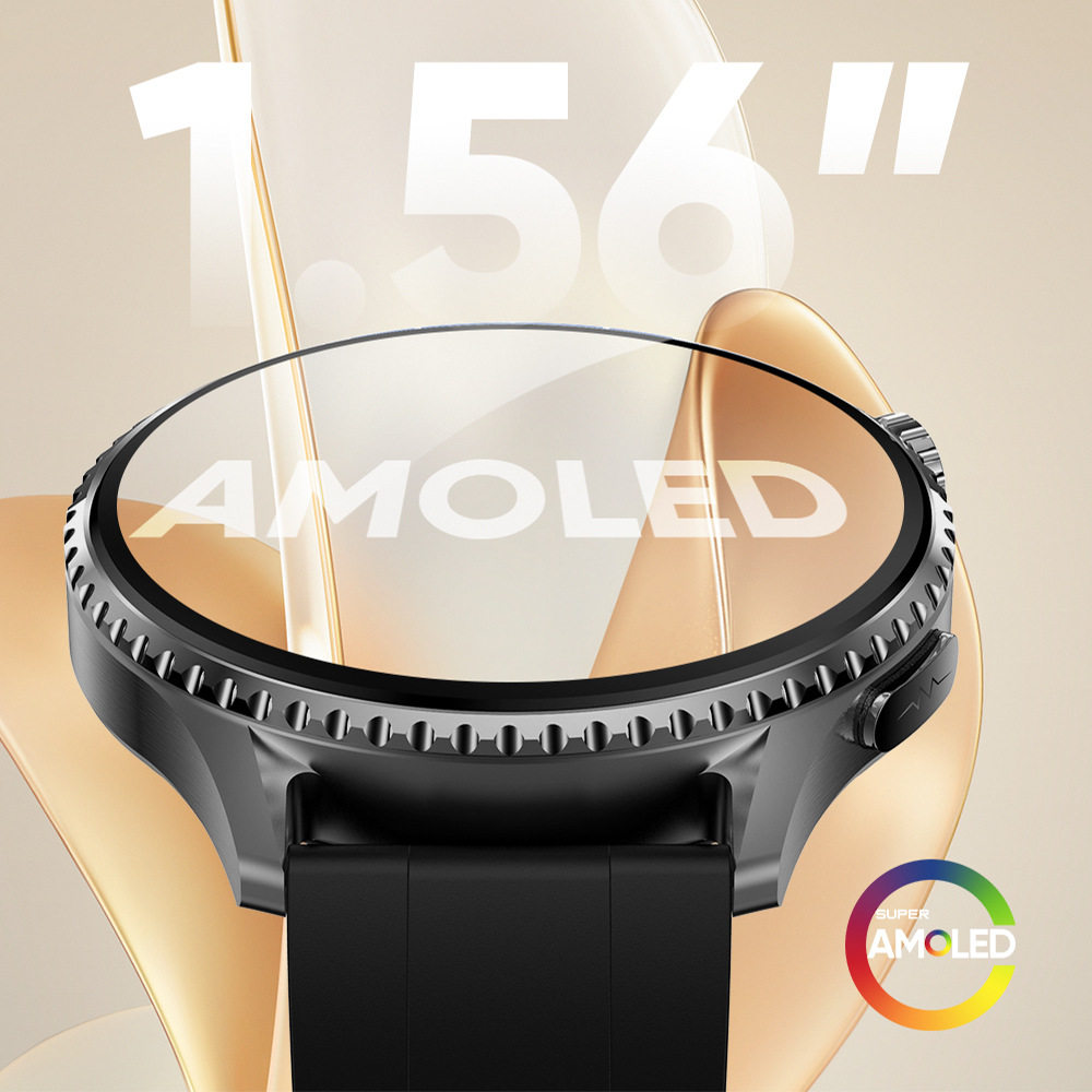 Mt800 Smart Watch Amoled 1.56inch Bluetooth Calling Ecg Heart Rate Monitoring Touch Screen Long Battery Life