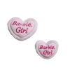 Cartoon Plush Pink Barbie Heart Girl Headwear Gloves Scarf Brooch School Bag Pendant Decorative Accessories Accessories