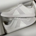 White nappa leather