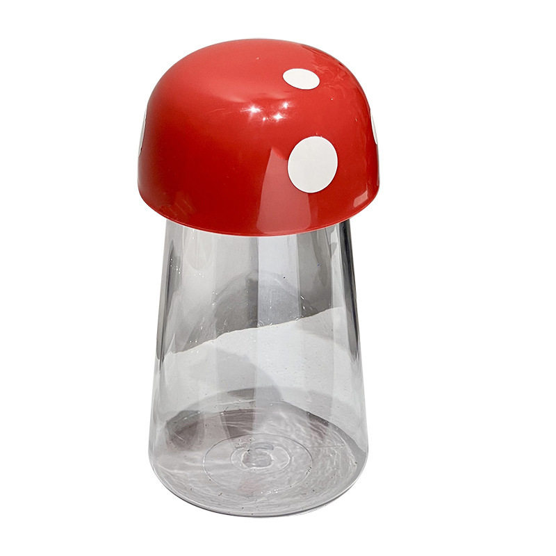 Sealed Jar Candy Jar Grain Storage Jar Kitchen Moisture-Proof Storage Cartoon Mushroom Beans Household Jar