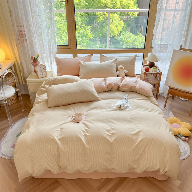 Pure Cotton Quilt Cover Single Piece All-Cotton Quilt Cover Student Dormitory Single-Person Quilt Cover 150*200 Quilt Cover