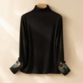 Phoenix Embroidery Black