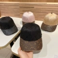 Leather brim black brown