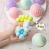 Upgraded Decompression Vent Three-Color Grape Ball Soft Squeeze Beads Pinch Toy Children and Students Admission Gift Cross-Border
