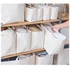 Clothes Finishing Wardrobe Storage Bag Clothes Storage Basket Canvas Finishing Fabric Storage Bag Making Storage Items
