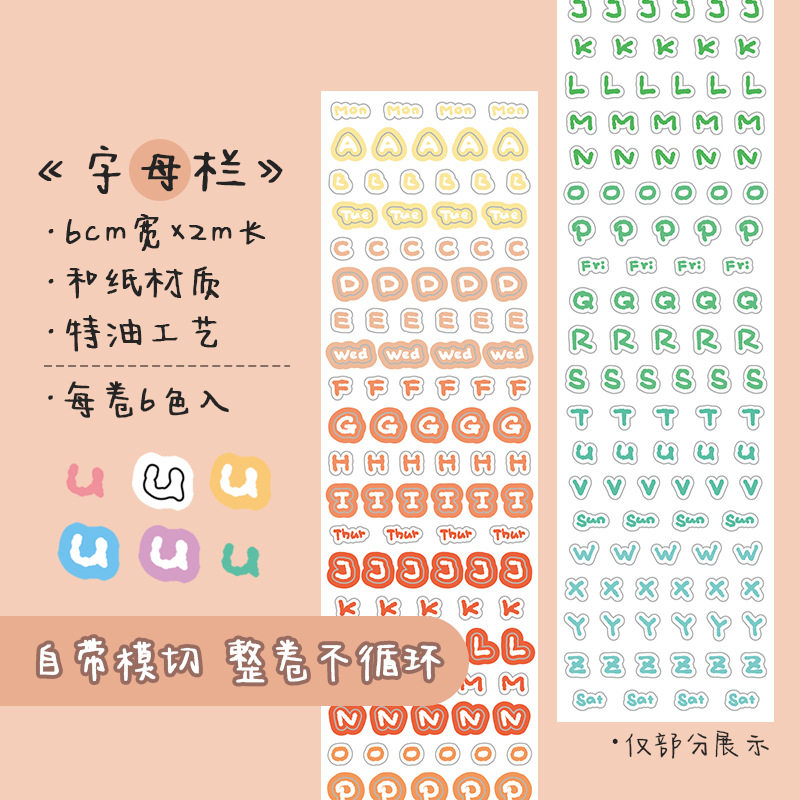 アルファベット欄