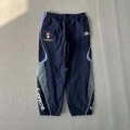 Co-branded trousers/navy blue