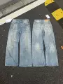 Ac8-splashed ink wide legs