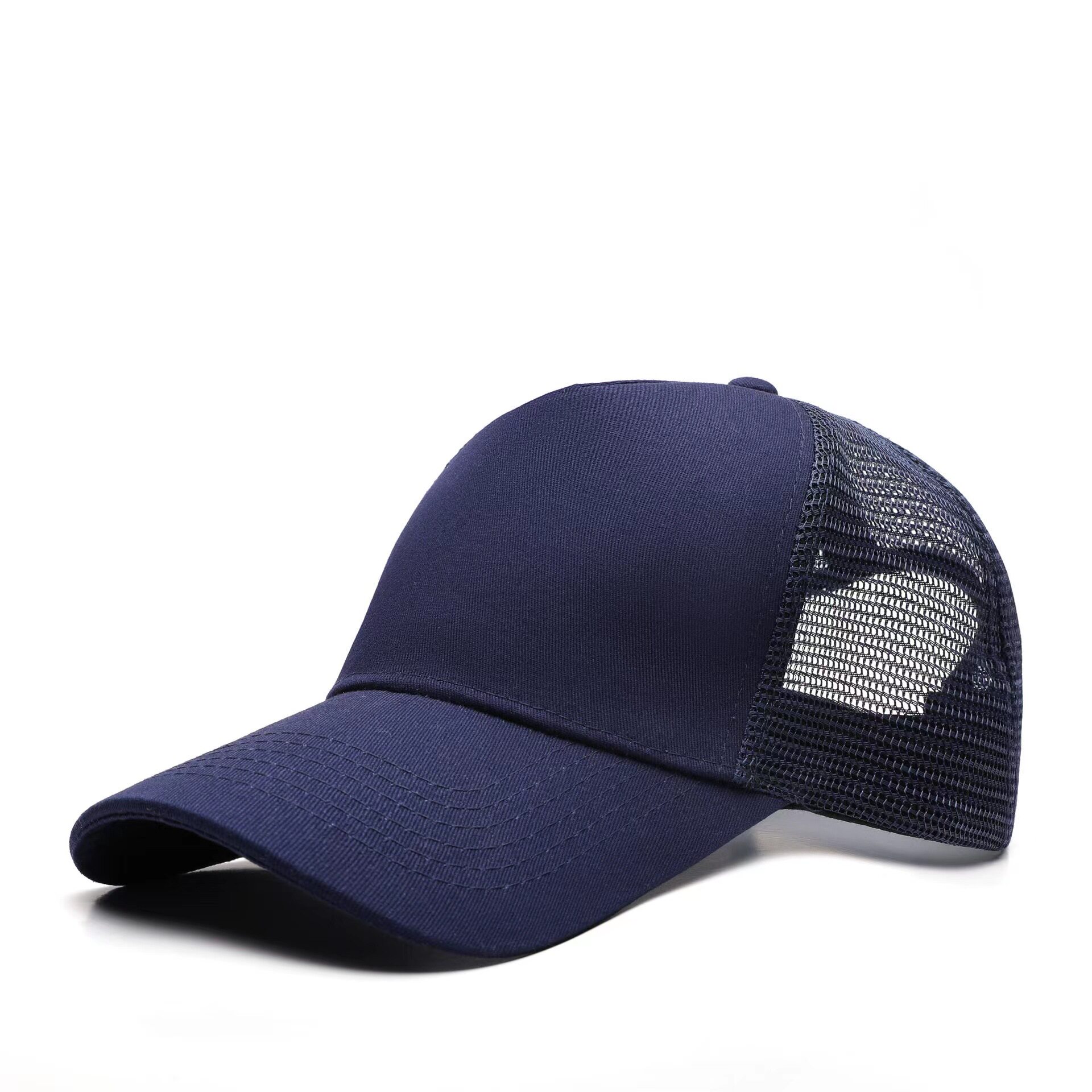 帽子定制鸭舌帽夏季网眼棒球帽logo活动广告帽运动户外防晒遮阳帽