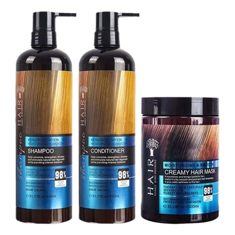 Cross Border shampoo Shampoo Keratin Moroccan Conditioner Hair Mash Conditioner Wash and Protect suit