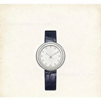 Time Comes and Goes, Mother-Of-Pearl Rotating Dial, Fashionable, Simple, Versatile, Retro Round Diamond-Encrusted Women's Casual Watch