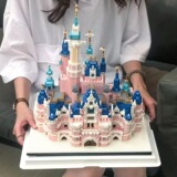 Совместимый с конструктором Lego Disney Castle girl сложный из крупных микрочастиц Тадж-Махал, собранный в виде игрушки, подарок для девочки