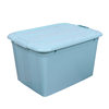 Large thick plastic storage box household clothes and toys transparent storage box car portable storage box with lid