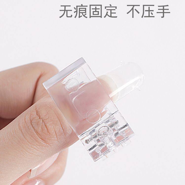 Nail Crystal extension glue nail mold fixing clip Crystal clip nail piece setting clip stable nail piece nail tool