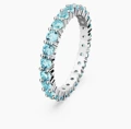 Blue diamond ring, sizes 6-8: please specify size in order notes