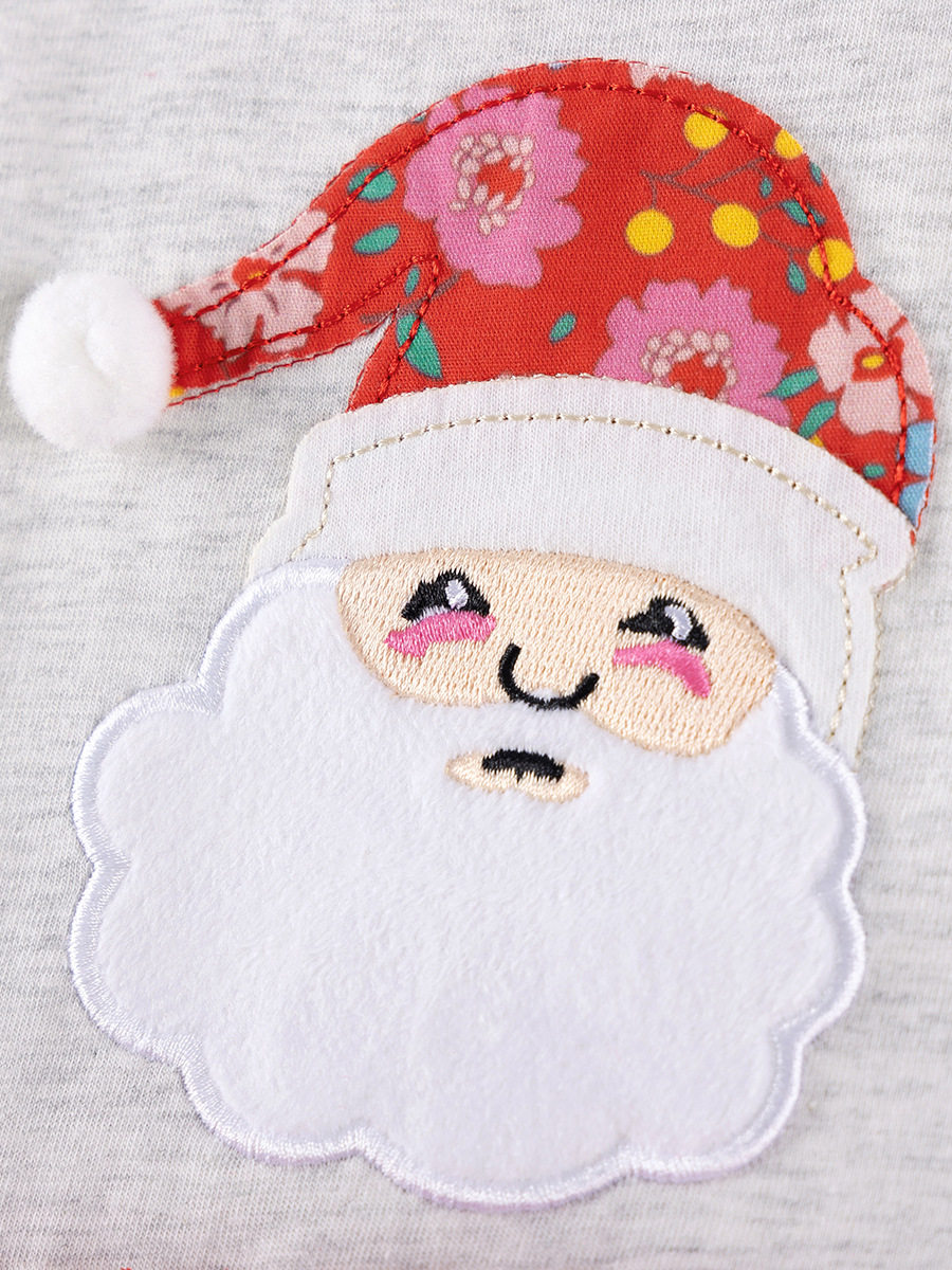 Source Factory Kids' Clothing Wholesale, Christmas Girls' Dress, Autumn Cartoon Kids' Dress