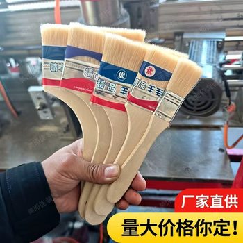 Long Wooden Handle Wool Brush 2 Inches 3 Inches 4 Inches 5inch 6inch Soft Wool Latex Paint Marine Barbecue Brush Manufacturer Wholesale