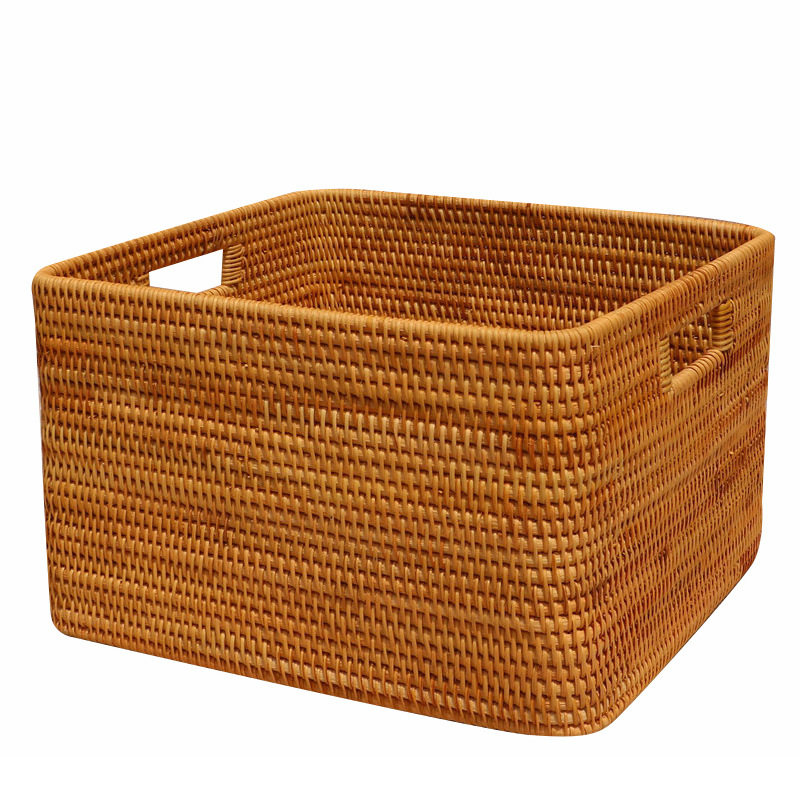 Vietnamese Rattan Storage Basket Rattan Basket Storage Basket Desktop Intimates Rattan Storage Box Storage Basket Rattan Large