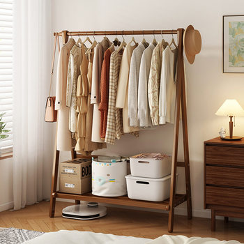 Hotel Clothes Rack Bedroom Home Room Simple Coat Rack Floor-Standing Clothes Rack Clothes Storage Rack Drying Rack