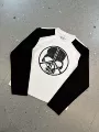 Skull color block long sleeves