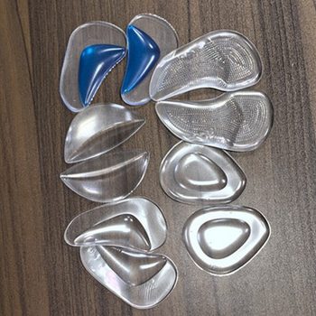 Silicone triangle arch pad for men and women arch pad insole flat foot correction pad type leg correction insole