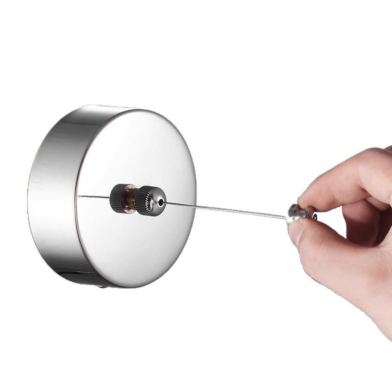 Customized 304 Stainless Steel Invisible Clothesline Clothes Drying Artifact Indoor Bathroom Retractable Balcony Wire Rope