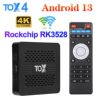 Tox4 Android13 Smart Tvbox Rk3528 Dual Wifi Network Player